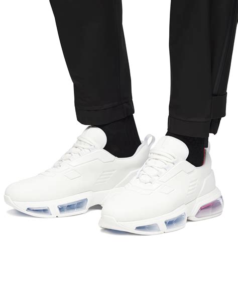 prada technical fabric sneakers|More.